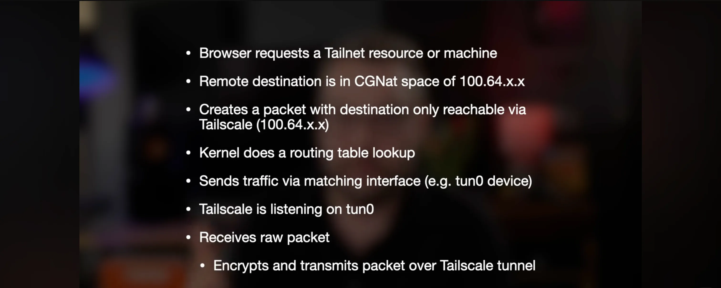 Diagram showing how the TUN device interfaces with the kernel