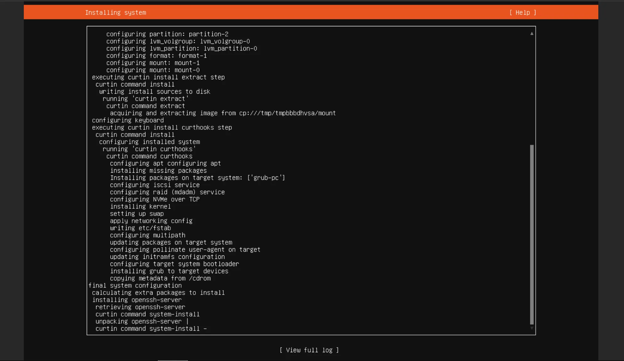 Ubuntu System Install